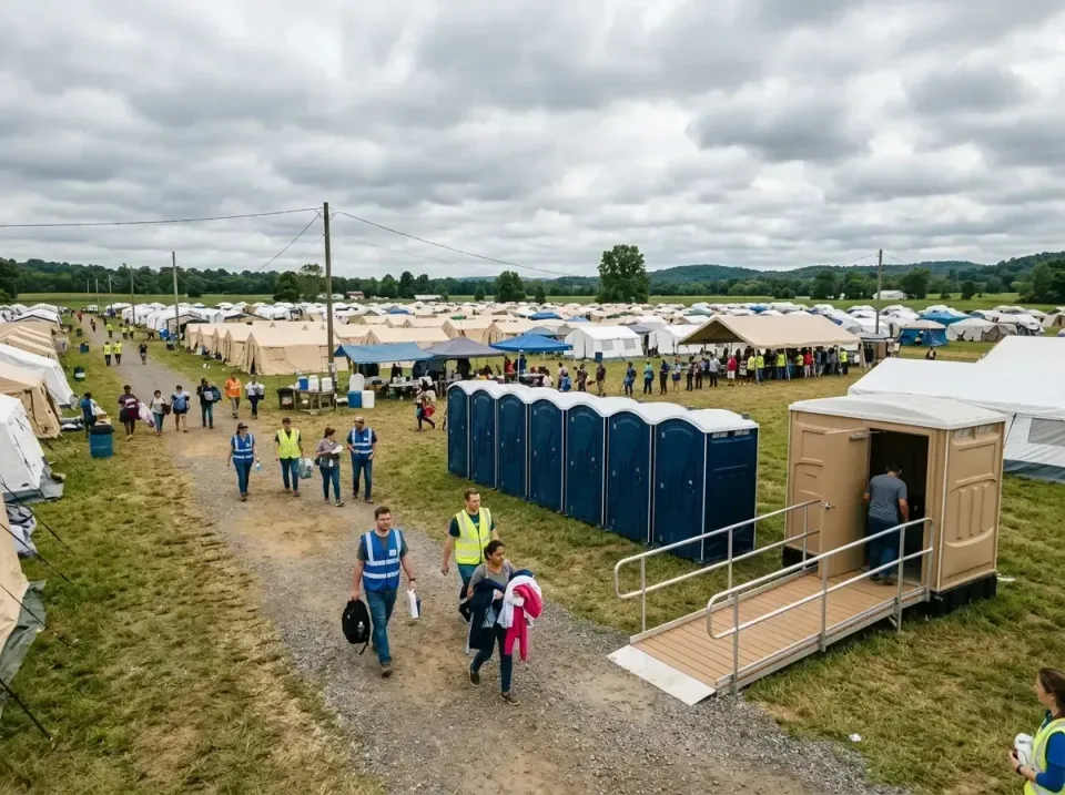 disaster-relief-camp-restrooms-010 — frequently asked questions, Dumpster & Portable Bathrooms Rental in Buckley, WA